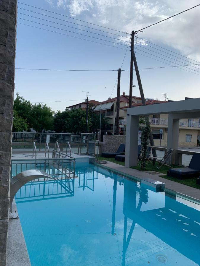 Amalia Deluxe Villas Nea Vrasna Bagian luar foto